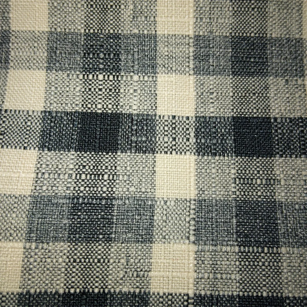 FABRIC Linen Look Synthetic Green Plaid home decor fabric, 2 yards x 54 …